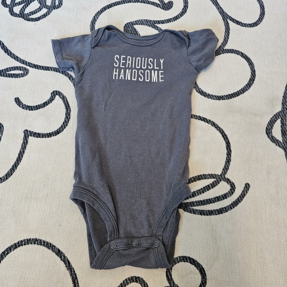 Bundle 7 Carter's Short Sleeve Cotton Baby Infant Body Suits Boy 24 Months - Picture 6 of 6